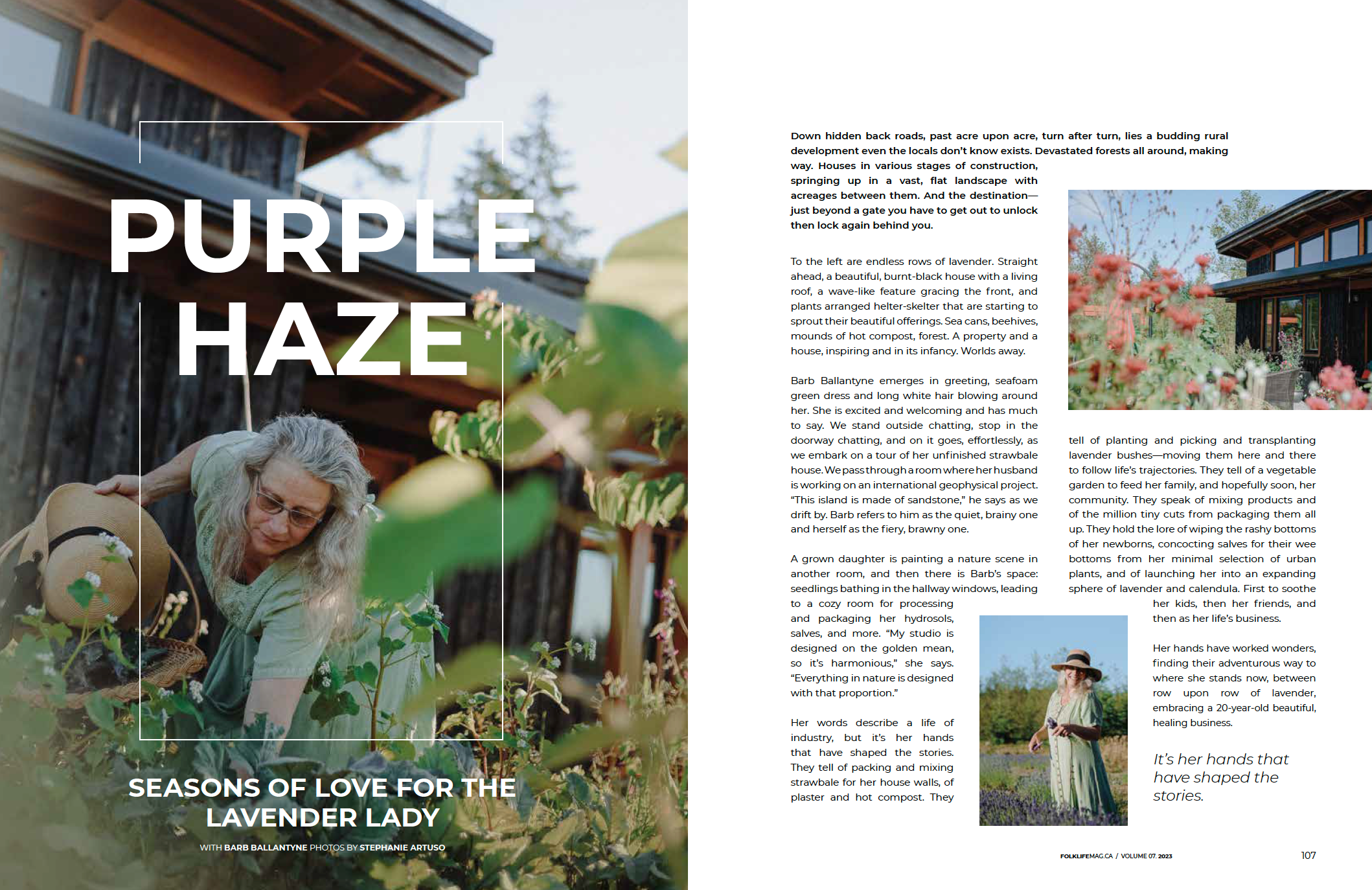FOLKLIFE Magazine Volume 7 An Education Barb Ballantyne Works Wonders Stephanie Artuso